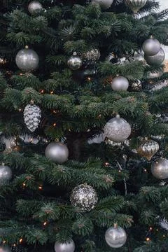 Christmas tree decorations Stock Photos
