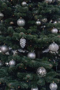 Christmas tree decorations Stock Photos