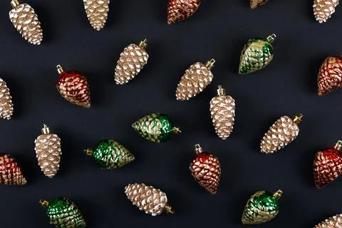 Christmas tree decorations Stock Photos