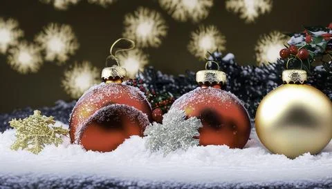 Christmas Tree Decorations Stock Photos