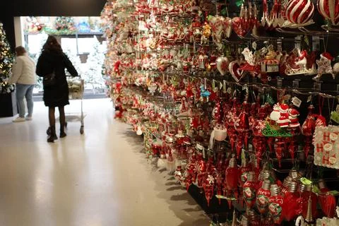 Christmas tree decorations Stock Photos