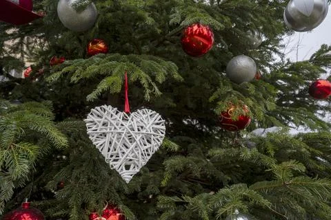 Christmas tree decorations Stock Photos