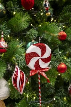 Christmas tree decorations Stock Photos