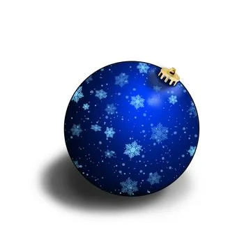 Christmas tree decorations on a white background isolate Stock Illustration