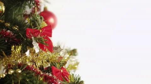 Christmas tree defocus Video stock 55973276