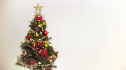 Christmas tree defocus Video stock 55973815