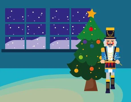Christmas tree design 스톡 일러스트