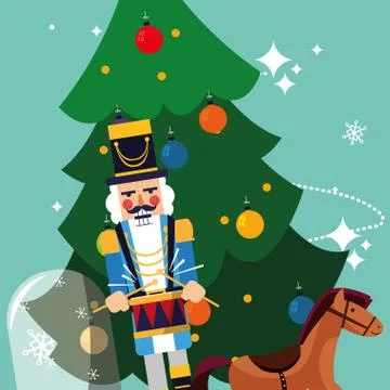 Christmas tree design Stock Illustration