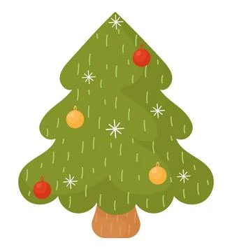 Christmas tree design Stock Illustration
