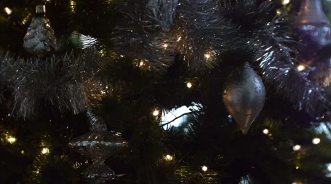 Christmas tree detail Stock Footage 42851838