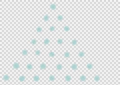 Christmas tree dots triangle elemets hand drawing doodle line sketch illustra Stock Illustration