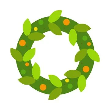 Christmas tree flat 3d isometric pixel art icon Stock Illustration