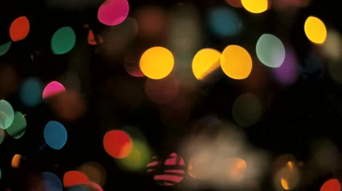 Christmas Tree fly up to ornaments Stock Footage 44348885