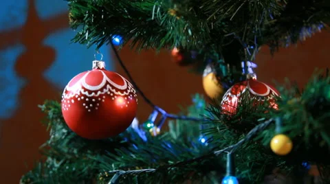 Christmas Tree Stock Footage