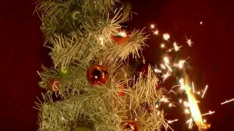 Christmas Tree Video stock 10573389