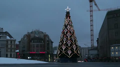 Christmas tree Stock Footage 20587125