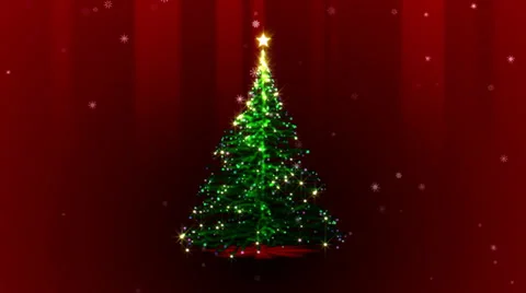 Christmas tree Stock Footage 24707114