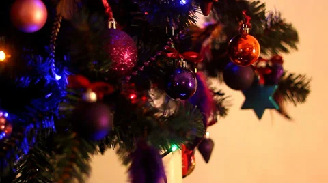 Christmas tree Stock Footage 33305247