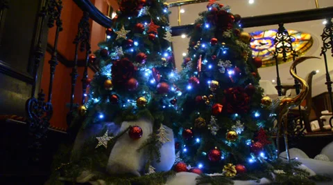 Christmas tree Stock Footage 33411795