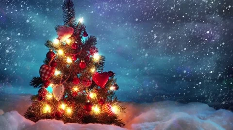 Christmas tree Stock Footage 42612828