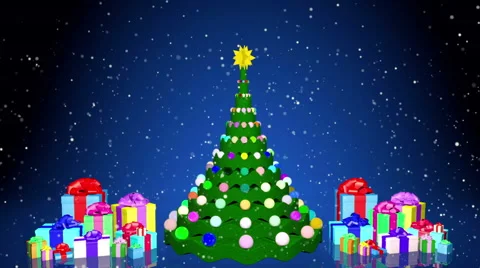 Christmas tree Stock Footage 57380534