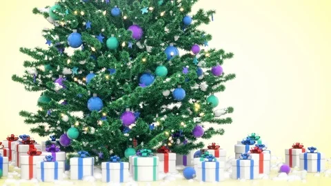 Christmas tree Stock Footage 70590274
