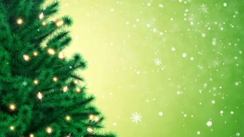 Christmas tree Stock Footage 99716618