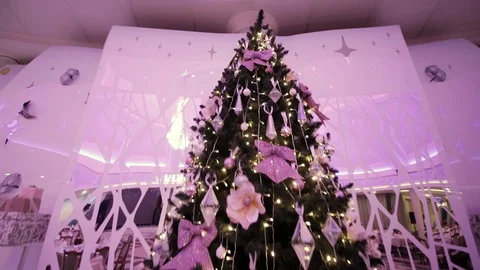 Christmas tree Stock Footage 129452032