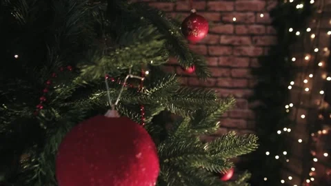Christmas tree Stock Footage 132181976