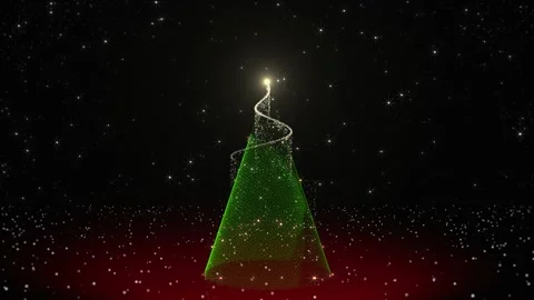 Christmas Tree Stock Footage 143287389