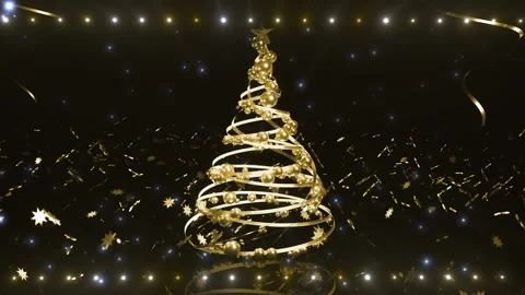 Christmas Tree Stock Footage 165807254