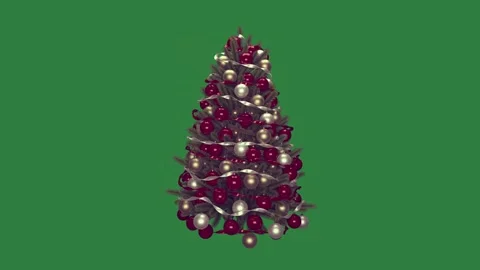 A christmas tree 스톡 동영상 337030823