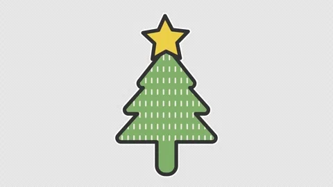 Christmas tree Video stock 340287343