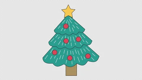 Christmas tree Stock-Footage 340287384