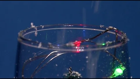 Christmas Tree Glass Stock Footage 122740567