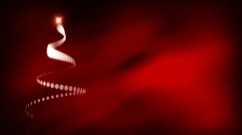 Christmas Tree Graphic Background LOOP Stock Footage 372073