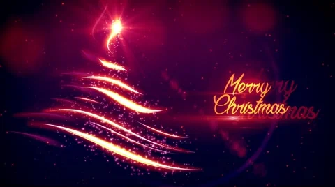 Christmas Tree graphical background Stock Footage 62930290