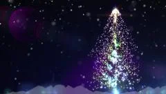 Christmas tree greeting CC folder Stock After Effects