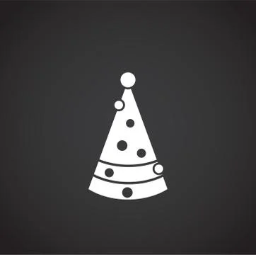 Christmas tree icon on background for graphic and web design. Creative Stock Illustration