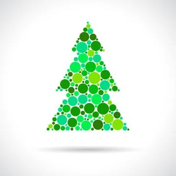 Christmas Tree icon Stock Illustration
