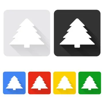 Christmas Tree Icon Ilustración de archivo