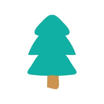 Christmas tree icon Stock Illustration