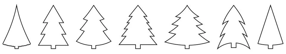 Christmas tree icon Stock Illustration