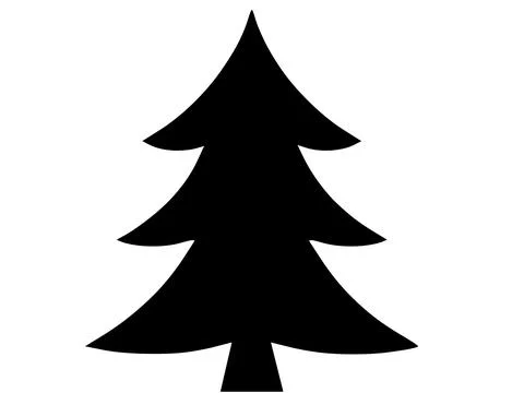 Christmas tree icon Stock Illustration