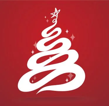 Christmas tree icon vector illustration Stock Illustration