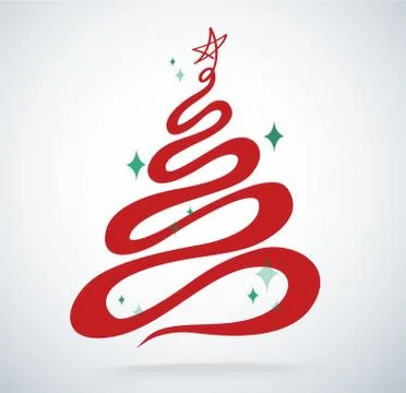 Christmas tree icon vector illustration Stock Illustration