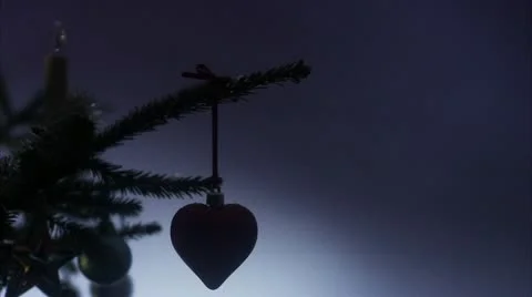Christmas tree illuminations turned on Stock-Footage 11291393