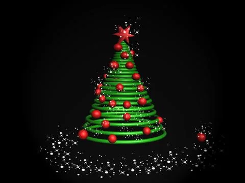 Christmas tree Ilustración de archivo