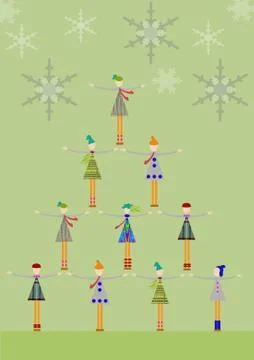 Christmas tree Stock Illustration