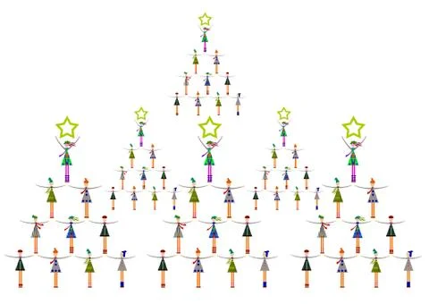 Christmas tree Stock Illustration